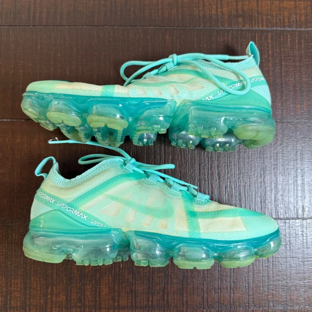 Nike Air VaporMax 2019 Women Size 8 Teal CI9903-300 Running Shoes Sneakers